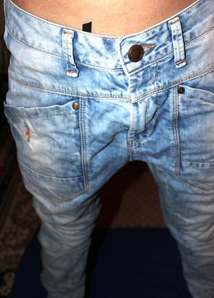 Стильные джинсы с матней1 фото