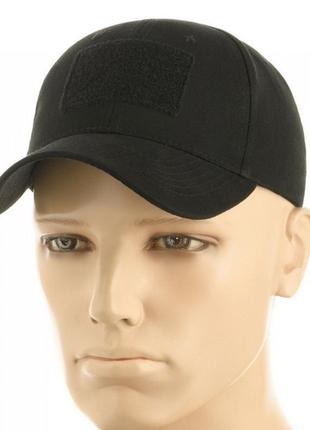 Бейсболка тактическая кепка с липучкой (черный) + подарок тактические очки желтые5 фото