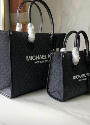 Женская сумка michael kors tote big grey2 фото