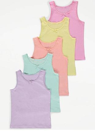 Майки, маєчки для дівчинки джордж george 5 шт