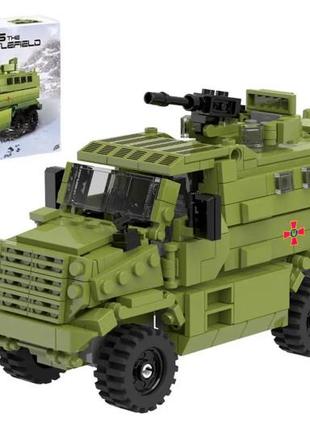 Конструктор xb-06801 военная бронированная машина всу краз шрек-м 481 дет военная техника1 фото