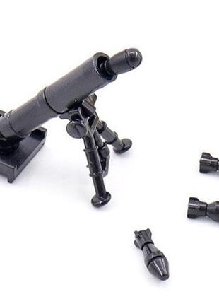 Зброя міномет для лего минифиурок - лего мінометна гармата для фігурок
