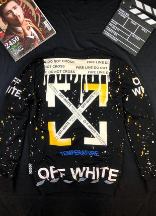 Свитшот off white2 фото