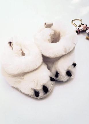 Теплые пинетки -лапки