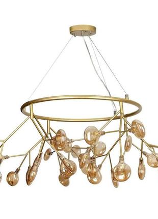 Люстра led petals levistella 918lp263-36 bk+bk