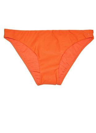 Плавки купальные женские однотонные оранжевые 401 фото