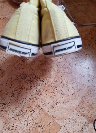 Кеды желтые 7