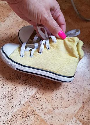 Кеды желтые 9