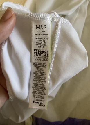 Шикарные, трусики, бесшовные, белого цвета, от бренда: m&amp;s 👌8 фото