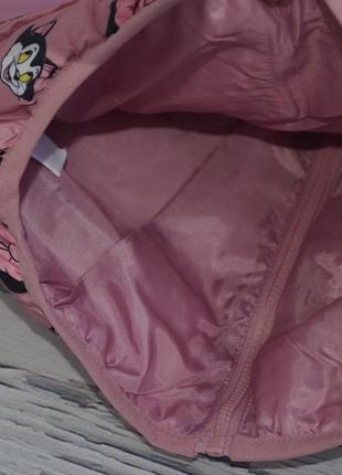 9-12/12-18/1-2/2-3 фирменная демисезонная стеганая куртка легкое утепление минни маус disney sinsay8 фото