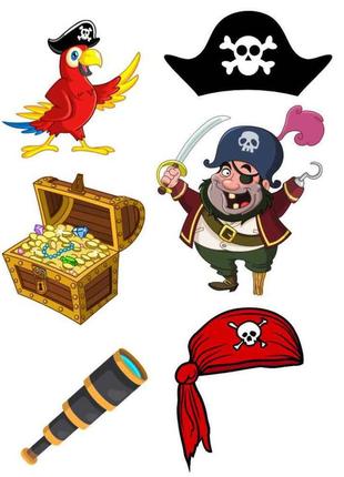 Временная татуировка пираты ink-ok 81316783, 6 картинок