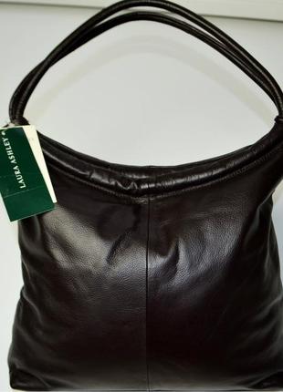Оригинальная новая кожаная сумка laura ashley оригинал2 фото