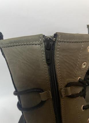 Кожаные ботинки в милитари стиле от oniyingo 416 фото