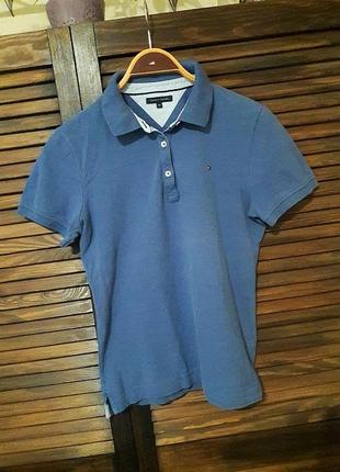 Фктболка- поло унисекс #tommy hilfiger #оригинал