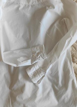 Белая рубашка туника4 фото