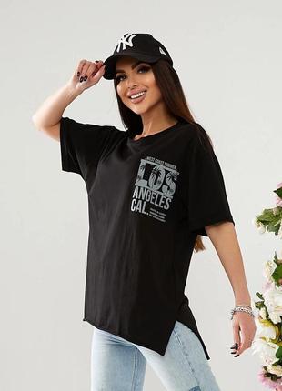 Женская удлинённая футболка2 фото
