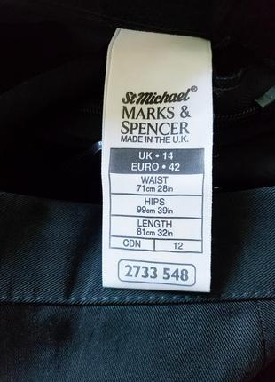 Лиоцеловая 100 % лиоцелл винтажная миди юбка marks and spencer stmichael 14 uk2 фото