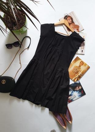 Черное базовое платье laura guidi