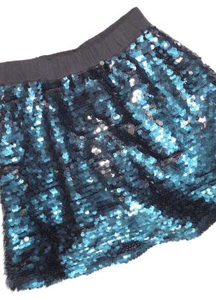 Нарядная юбка паетки nut meg 8-9 лет  (т.50-70, дл.35)