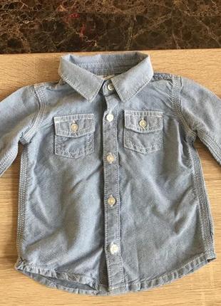 Рубашка джинсовая