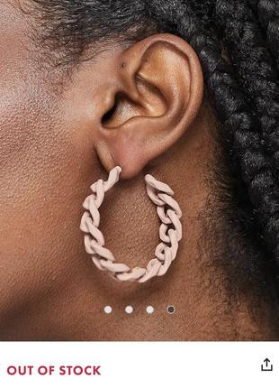 Сережки asos design 4
