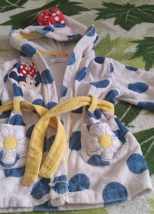 Халат на дівчинку. махровий халат.