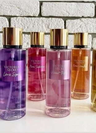 Спреи мист для тела victoria’s secret coconut, bare vanilla, rush, 💝2 фото