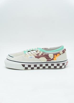 Новые кеды vans vault - og era lx limited edition (aloha) maroon aloha/dust, 40.5 (26см)