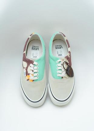 Новые кеды vans vault - og era lx limited edition (aloha) maroon aloha/dust, 40.5 (26см)2 фото