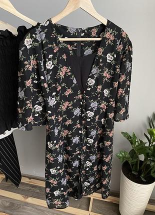Сукня плаття квітковий принт вінтаж стиль 90х