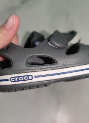 Детские сандали босоножки crocs crocband c7 (24) 14,5-15 см7 фото