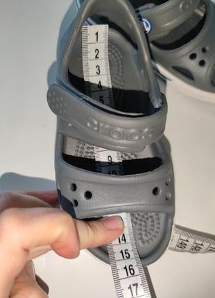 Детские сандали босоножки crocs crocband c7 (24) 14,5-15 см9 фото