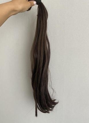 Искусственный волос хвост 65см длина1 фото