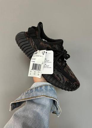 Adidas yeezy boost 350 v2 mx rock black, кроссовки адедас изи буст 350 черные, кроссовки адидас лезвия 350 че6 фото