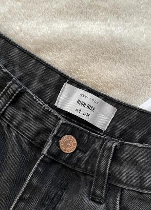 Черные серые джинсовые шорты6 фото