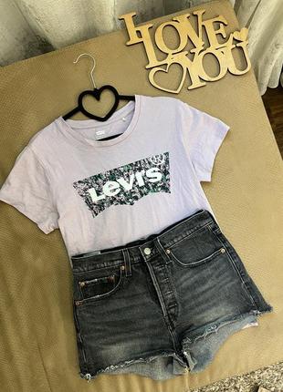 Шорты и футболка levi’s оригинал