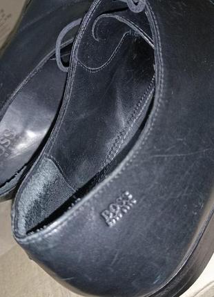 Hugo boss черные туфли5 фото