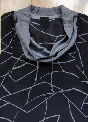 Интересная блуза modström (100% шелк), р. m/l2 фото