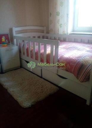 Односпальне дитяче ліжко карина люкс знімні бортики5 фото
