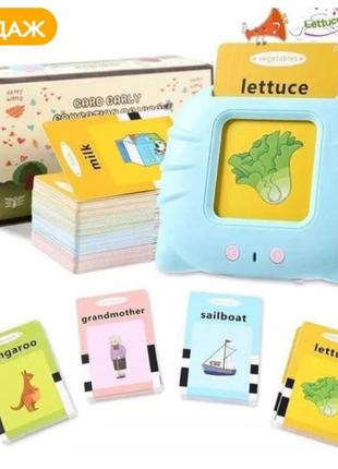 Планшет карточки для изучения английского языка игрушка детская интерактивная