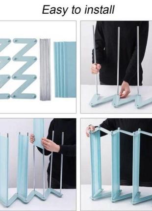 Полка стойкая органайзер для обуви на 4 полки shoe rack amazin