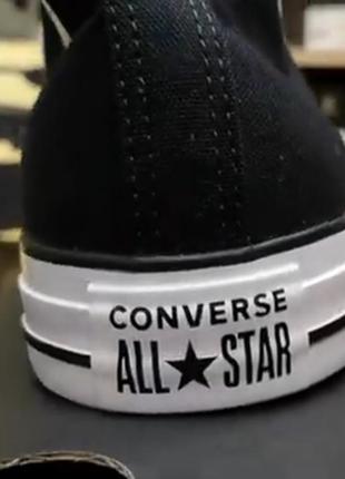 Кеды converse высокие черные converse all star hi black m9160c8 фото