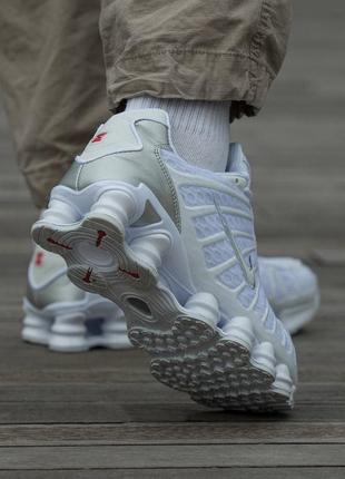 Кросівки nike shox lt all white