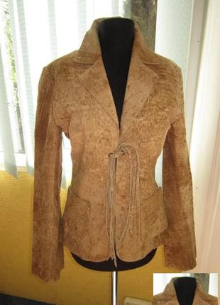 Стильна жіноча шкіряна куртка-піджак edc by esprit. сша. лот 5671 фото