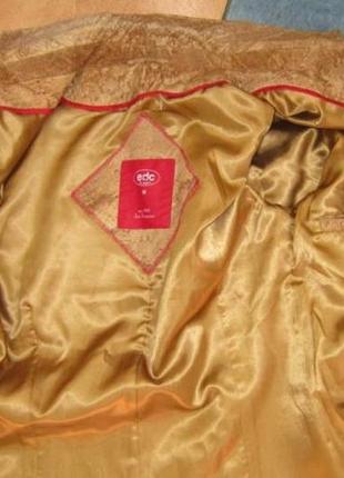 Стильна жіноча шкіряна куртка-піджак edc by esprit. сша. лот 5673 фото