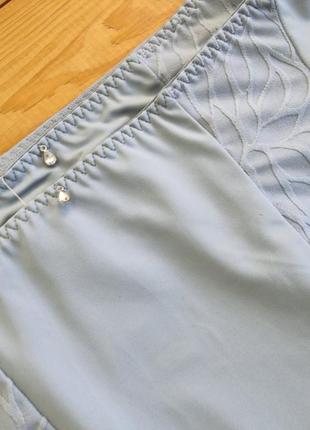 Комплект жіночих трусиків із 2 штук, розмір xl/xxl, колір блакитний2 фото
