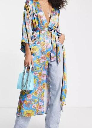 Kimono topshop новий яскравий вуличний халат, кімоно, стильна накидка яскраві кольори