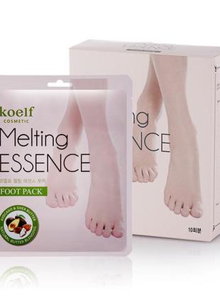 Маска для ног koelf melting essence foot pack 16g x 10 шт