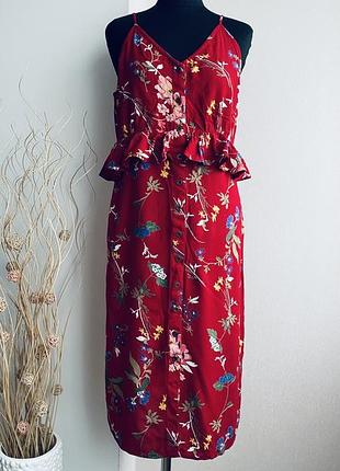 Платье в цветочный принт 🌷