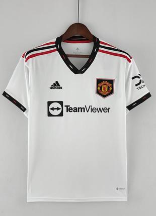 Футболка мю манчестер юнайтайтед адидас белая футбольная форма adidas man united